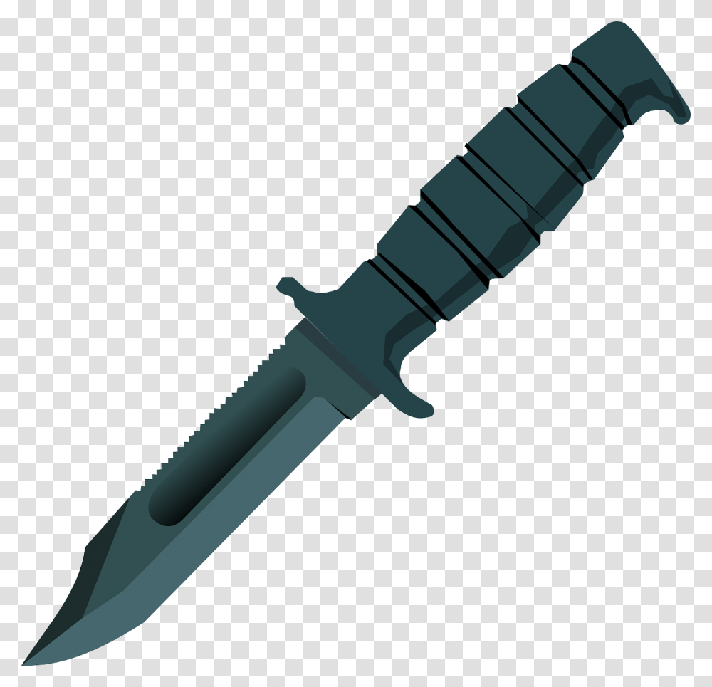 Cartoonish Bowie Knife Image, Blade, Weapon, Weaponry, Dagger Transparent Png