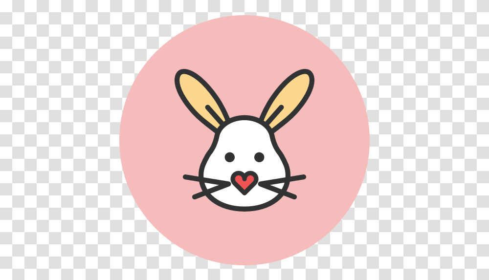 Cartoonrabbitheadnoserabbits And Hareswhiskerssnout Happy, Mammal, Animal, Rodent, Bunny Transparent Png