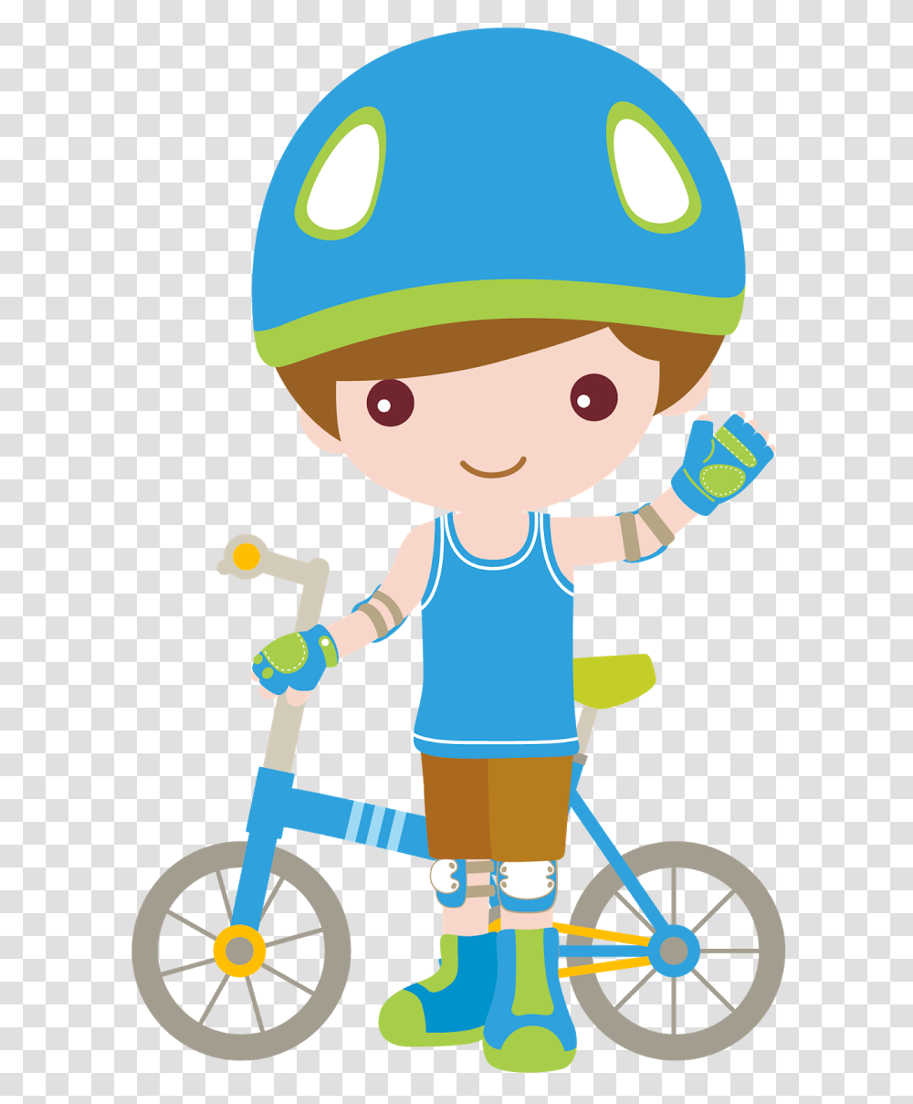 Мальчик велосипедист