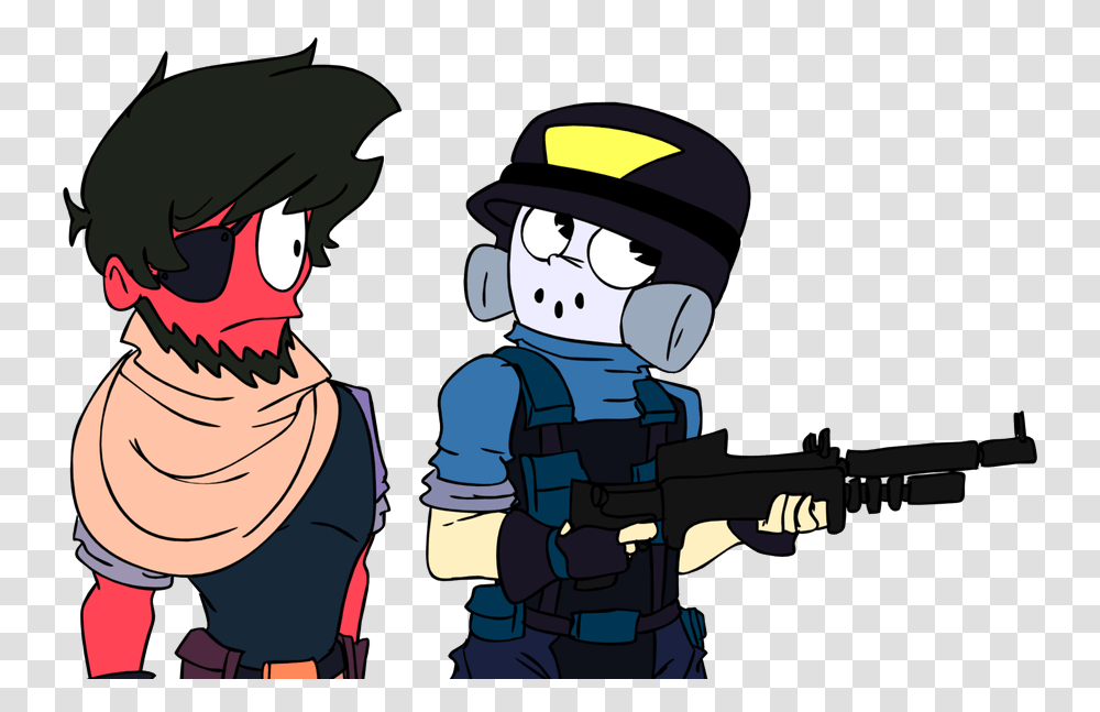 Cartoons With H20 Delirious, Person, Gun, Weapon, People Transparent Png