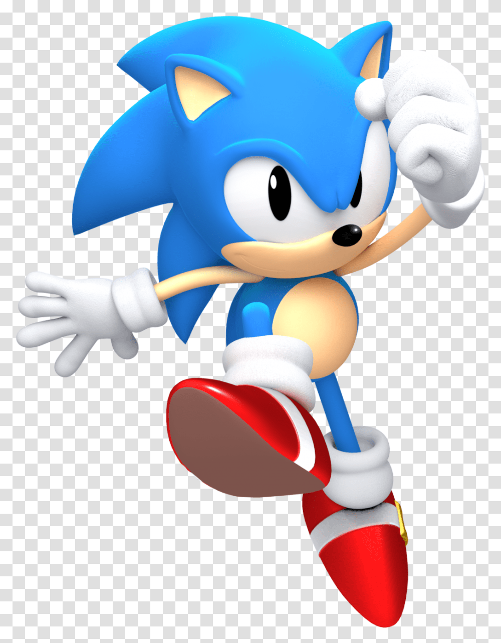Cartoonsonic The Hedgehogfictional Characterclip Classic Sonic Sonic Dash, Toy, Hand Transparent Png