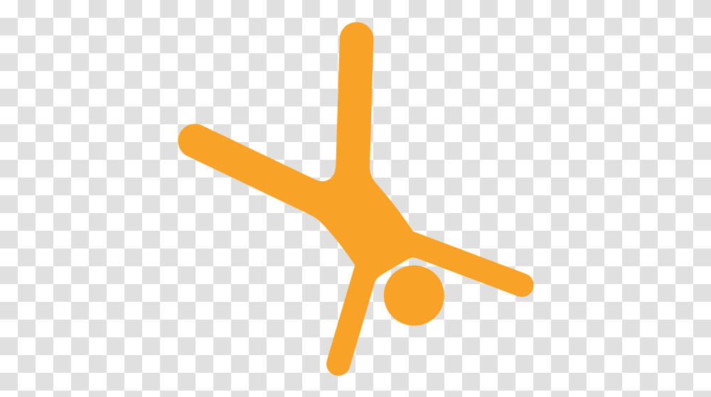 Cartwheellightorange Airplane, Weapon, Weaponry, Scissors Transparent Png