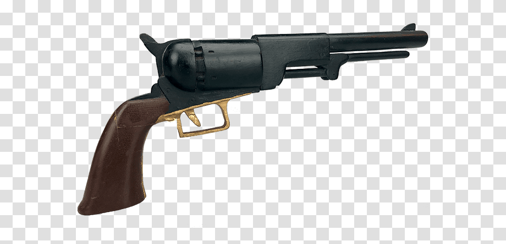 Carved Colt Dragoon Revolver Toz 36 Revolver, Gun, Weapon, Weaponry, Shotgun Transparent Png