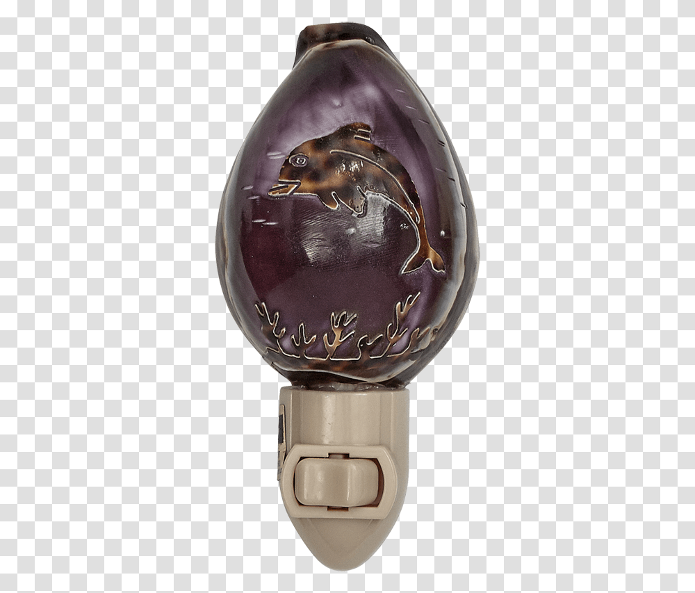 Carved Cowrie Dolphin Natural Shell Night Light Opal, Helmet, Apparel, Ball Transparent Png