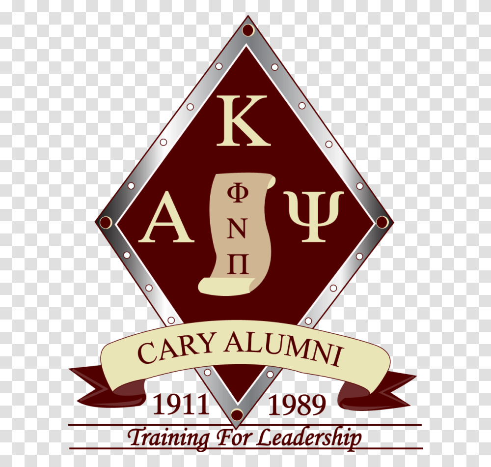 Cary Alumni Kappa Alpha Psi, Road Sign, Logo, Trademark Transparent Png