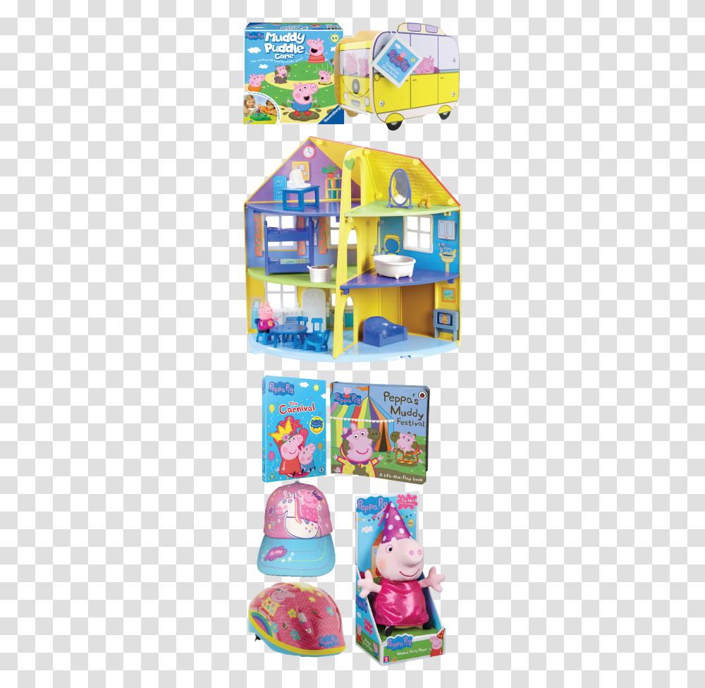 Casa Di Peppa Pig, Toy, Helmet, Apparel Transparent Png