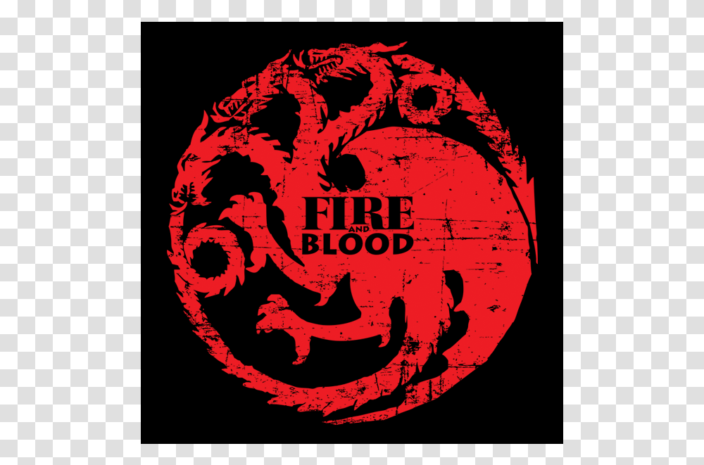 Casa Targaryen House Targaryen Game Of Throne Fire And Blood, Logo, Trademark Transparent Png