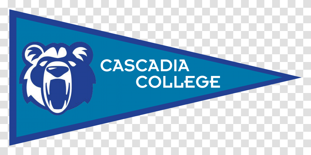 Cascadia College Pennant Gear Up, Label, Baseball Bat Transparent Png