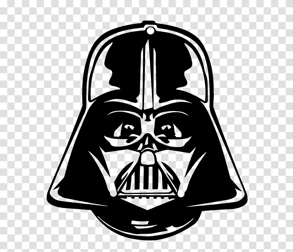 Casco Darth Vader Image, Stencil, Label, Baseball Cap Transparent Png
