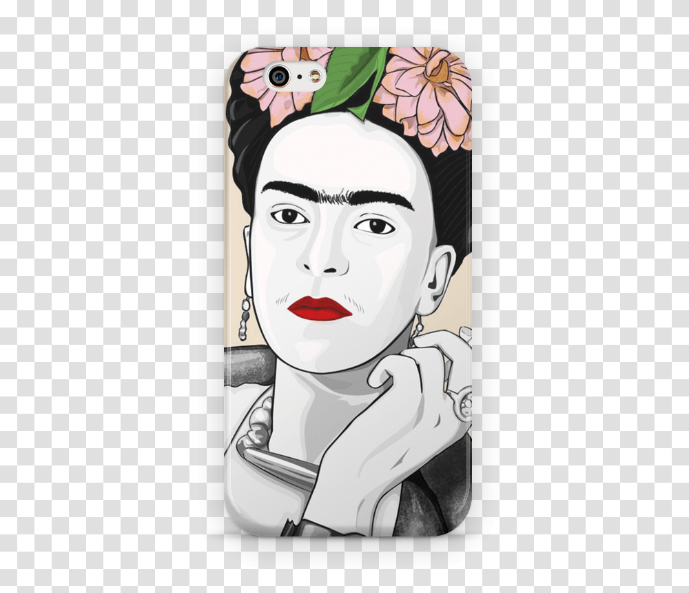 Case Frida Kahlo De Daniella Merly Caldas, Face, Person Transparent Png