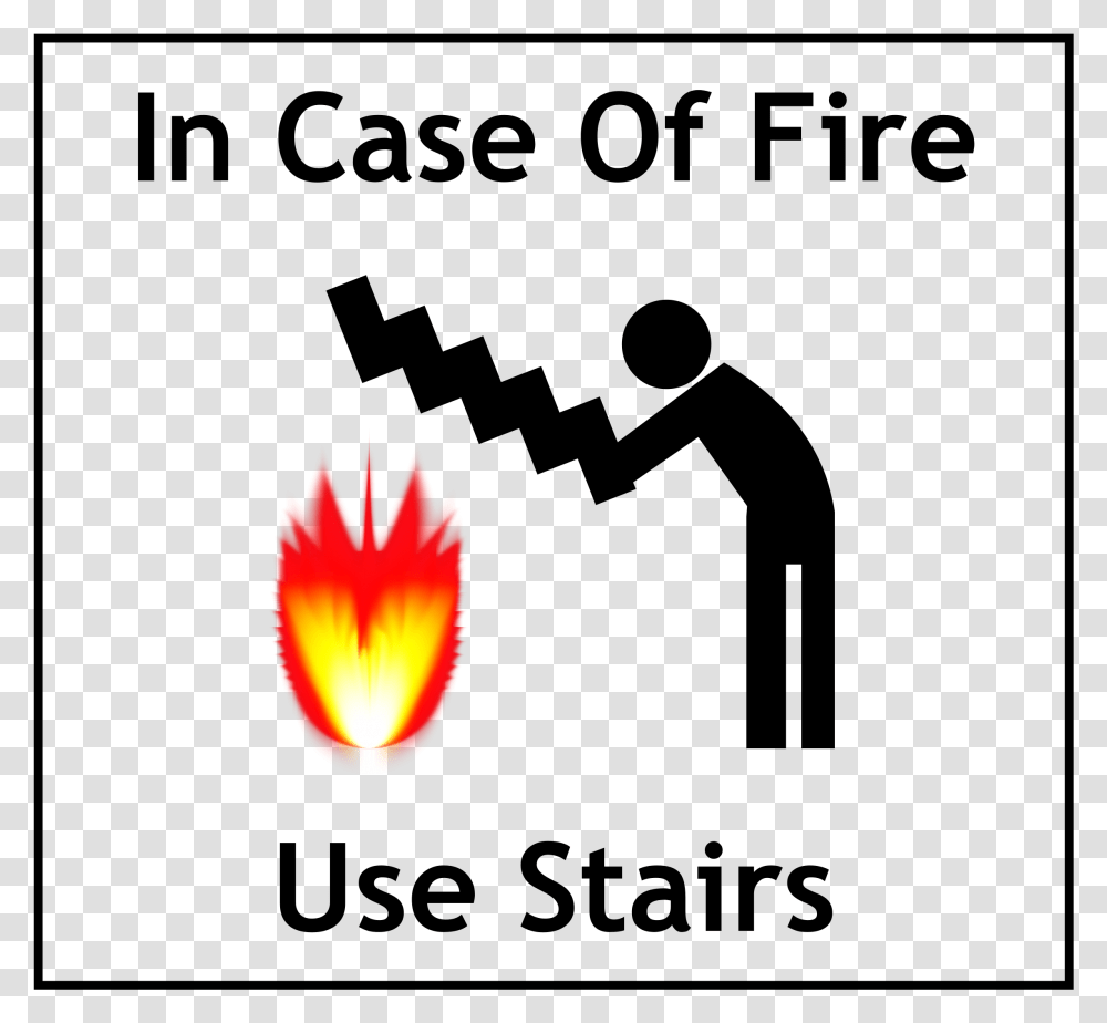 Case Of Fire Use Stairs Joke, Flare, Light, Leaf, Plant Transparent Png