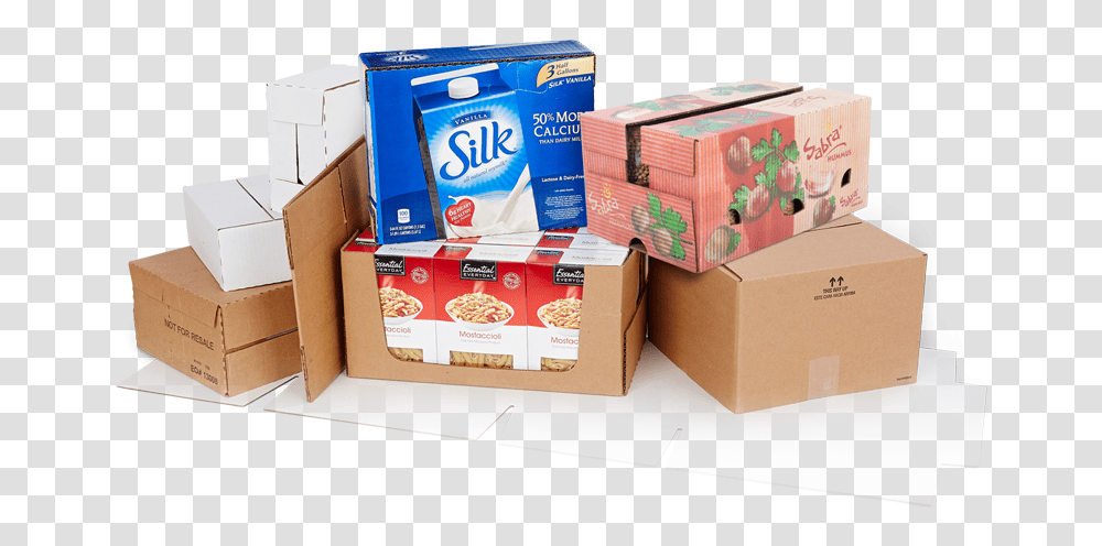 Case Packing Silk Soy Milk, Box, Cardboard, Package Delivery, Carton Transparent Png