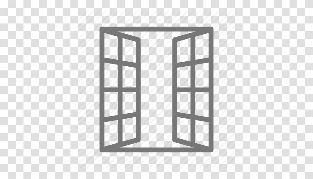 Casement Frame French Glass Window Icon, Picture Window, Nature, Outdoors, Gate Transparent Png