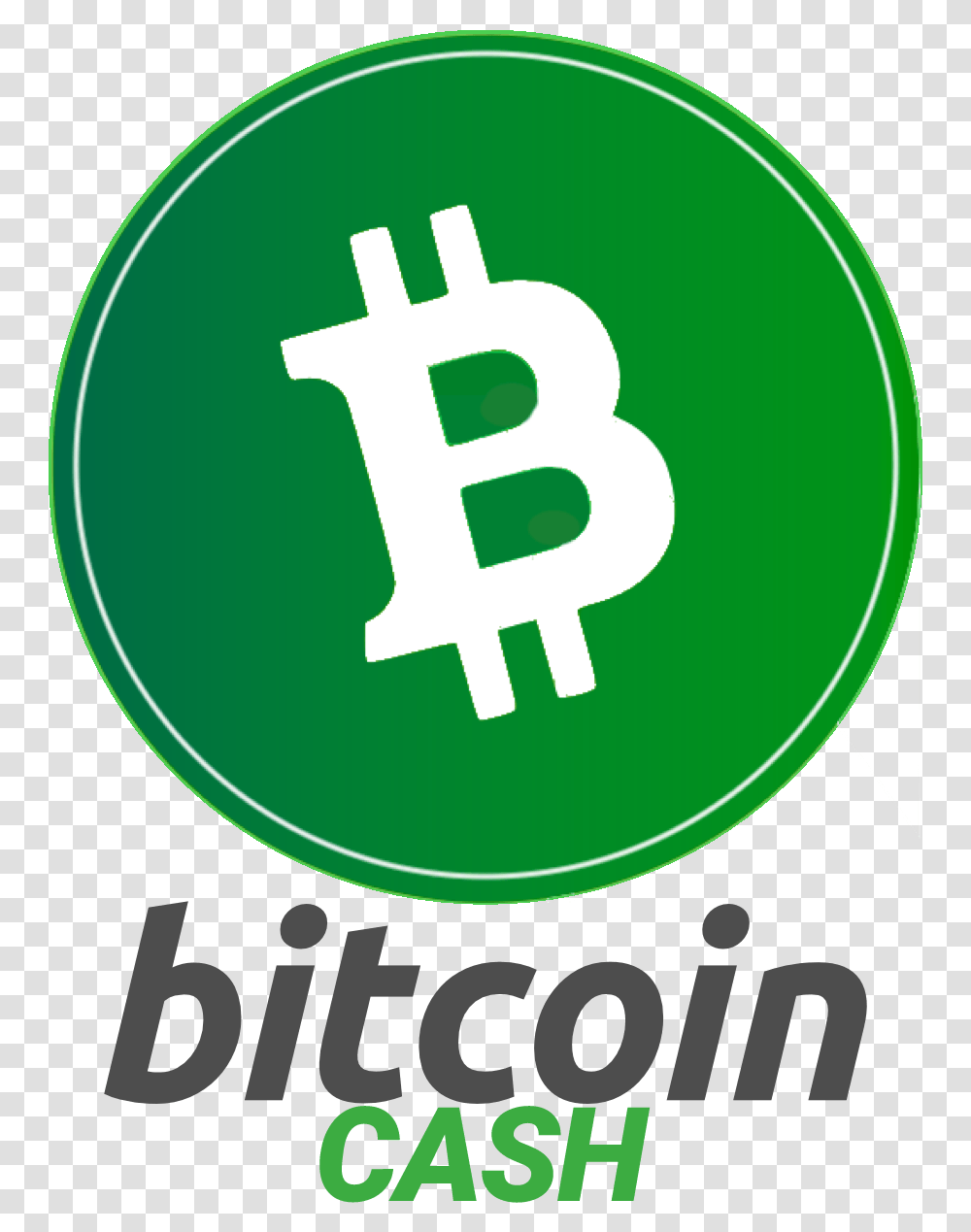 Cash Accepted Logo New Bitcoin Cash Logo, Text, Symbol, Alphabet, Poster Transparent Png