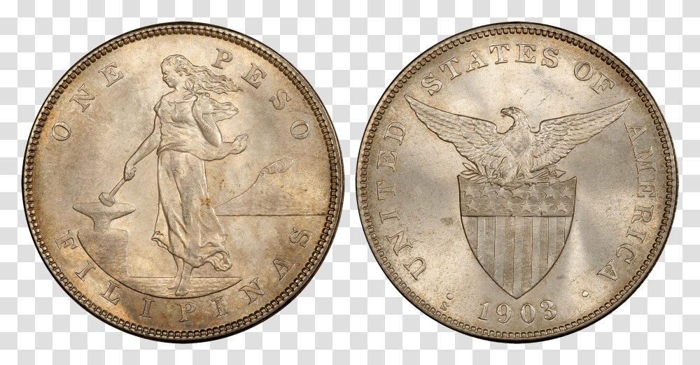 Cash Download 1903 S Philippine Peso Transparent Png
