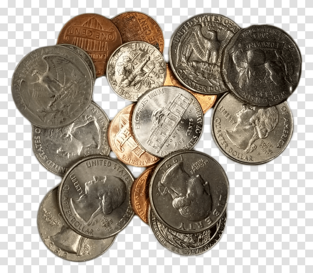 Cash Download, Nickel, Coin, Money, Dime Transparent Png