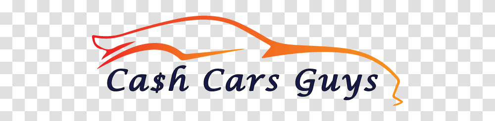 Cash For Junk Car Guy Orange Car Logo, Word, Sports Car Transparent Png