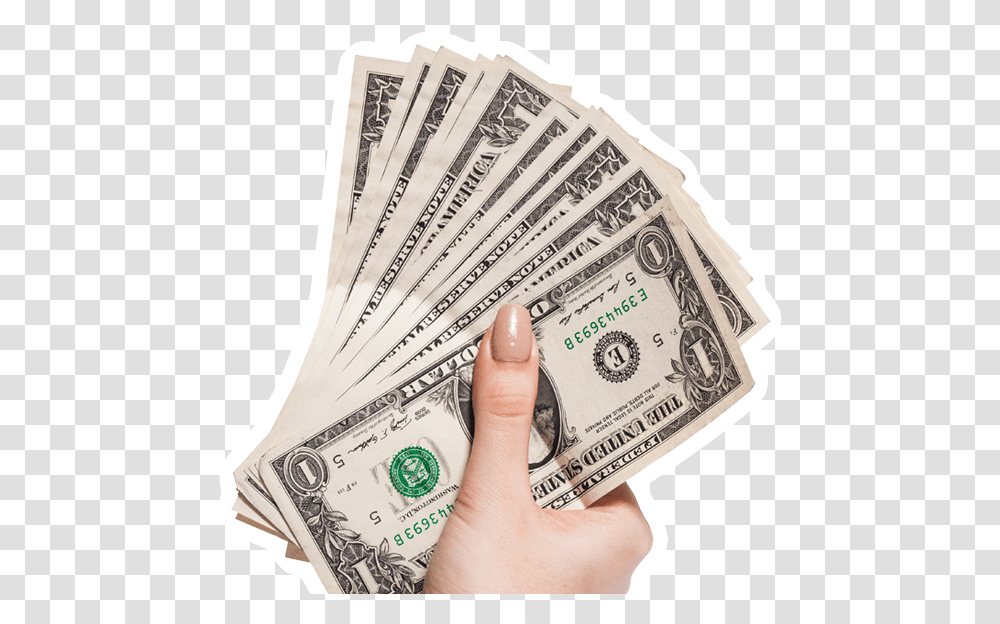 Cash In Hand Cash, Book, Money, Dollar, Person Transparent Png