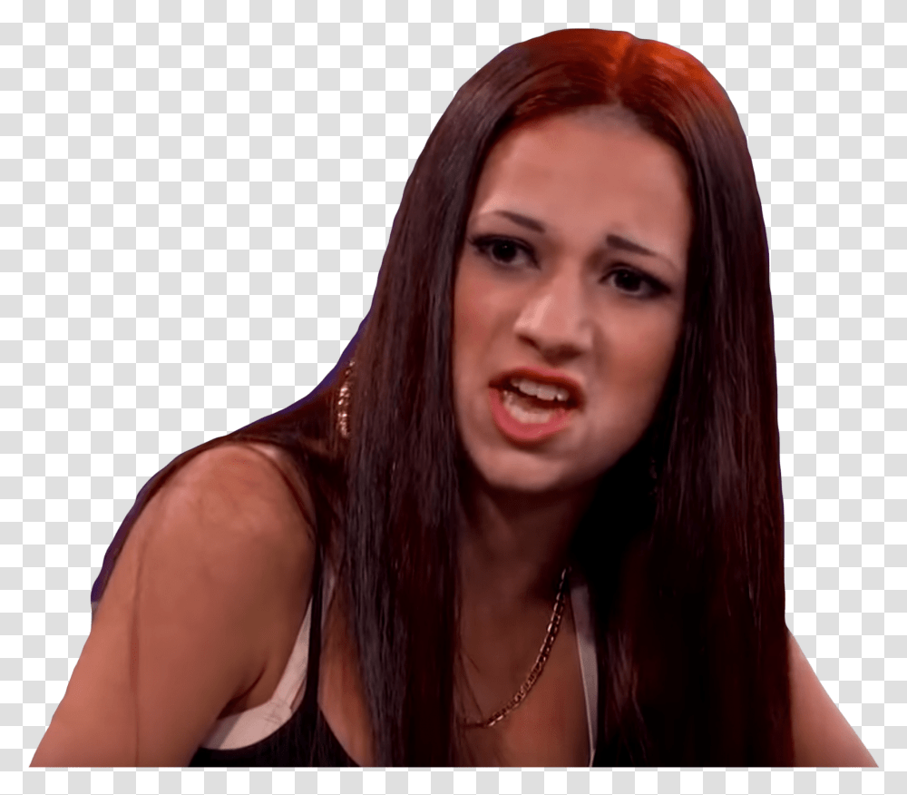 Cash Me Outside Stickpng Danielle Bregoli Red Hair, Person, Face, Clothing, Mouth Transparent Png