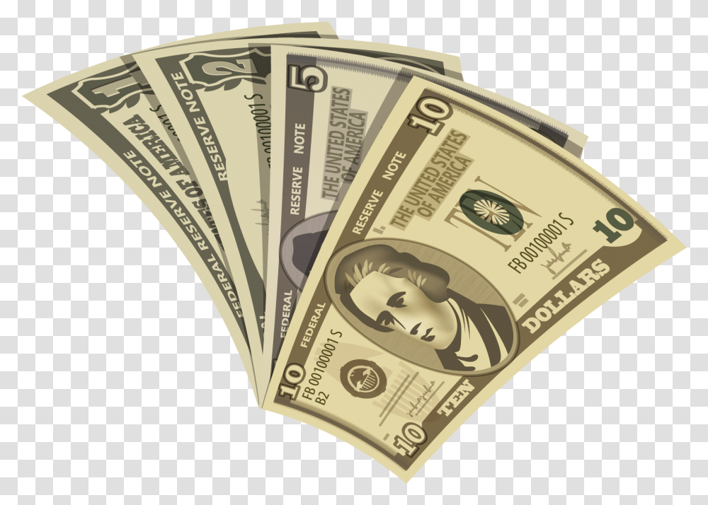 Cash, Money, Dollar, Book Transparent Png