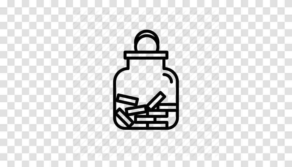 Cash Money Salary Tip Jar Icon, Bottle, Cylinder, Tin, Can Transparent Png