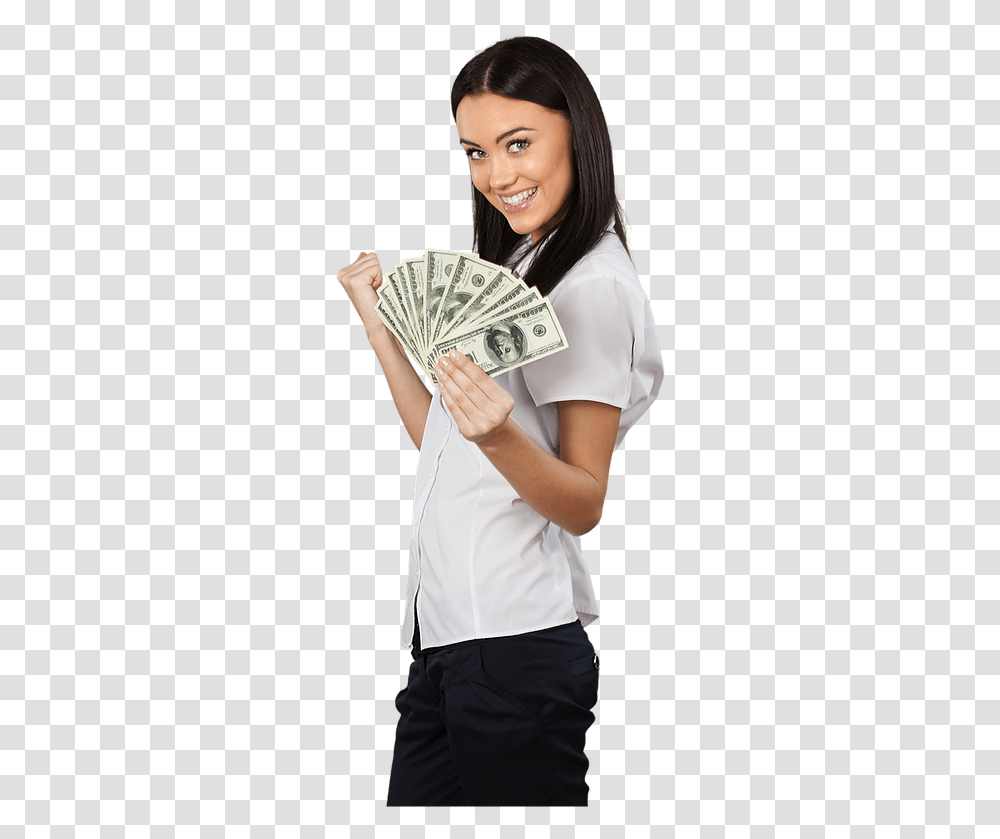 Cash, Person, Human, Money, Dollar Transparent Png