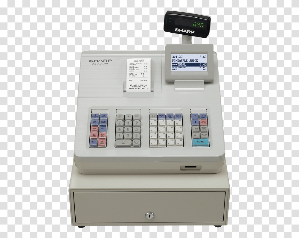 Cash Register Sharp Xe, Electronics, Computer Keyboard, Computer Hardware, Mobile Phone Transparent Png