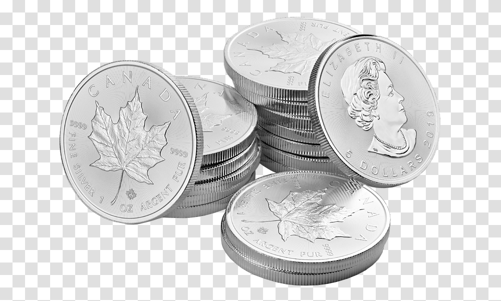 Cash, Silver, Coin, Money, Platinum Transparent Png