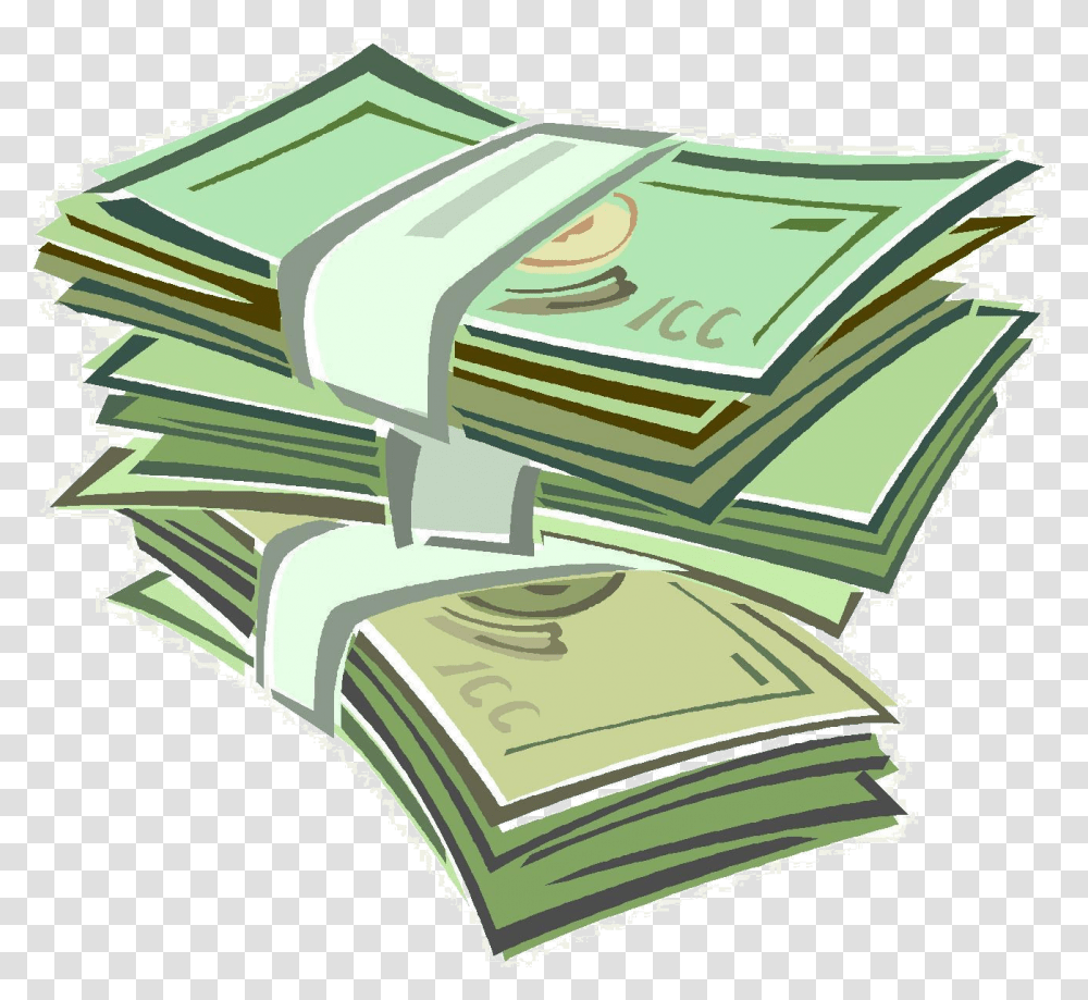 Cash Stack Of Money Clipart Free Best Animated Money, Book, Document, Diary Transparent Png