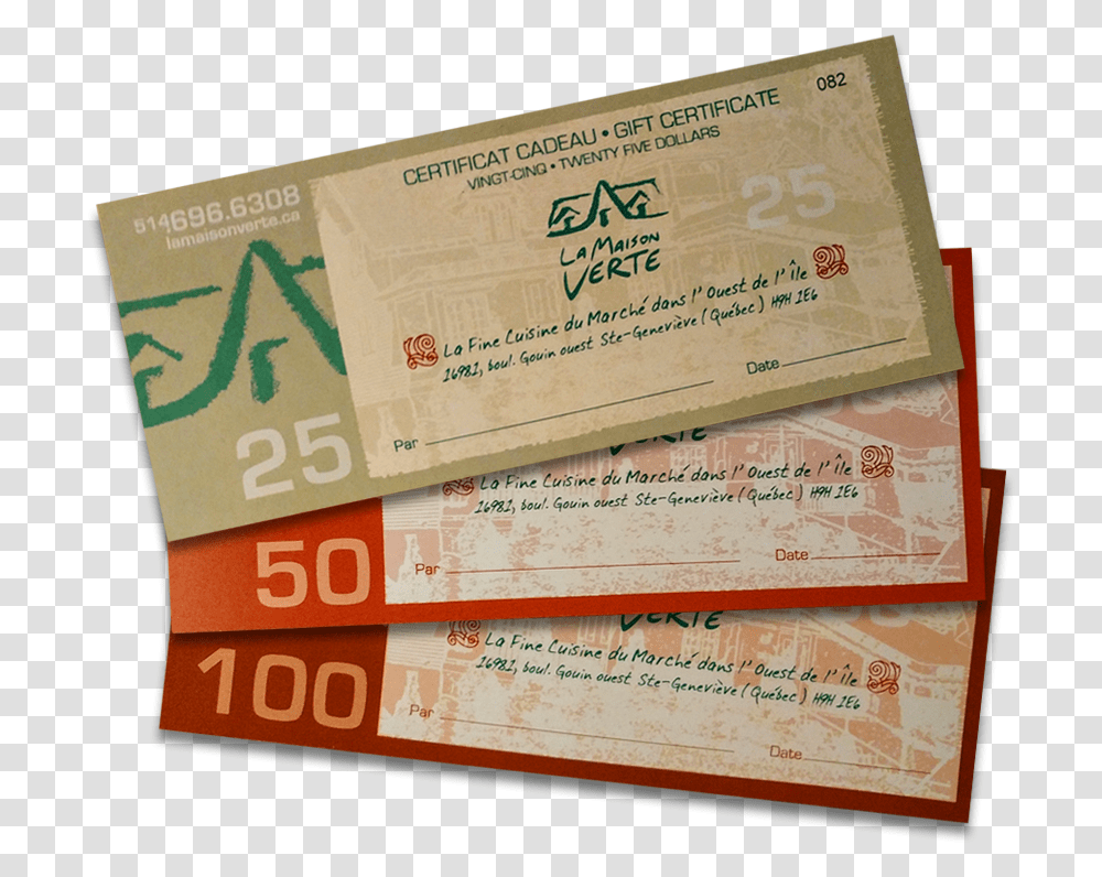 Cash, Paper, Ticket, Business Card Transparent Png