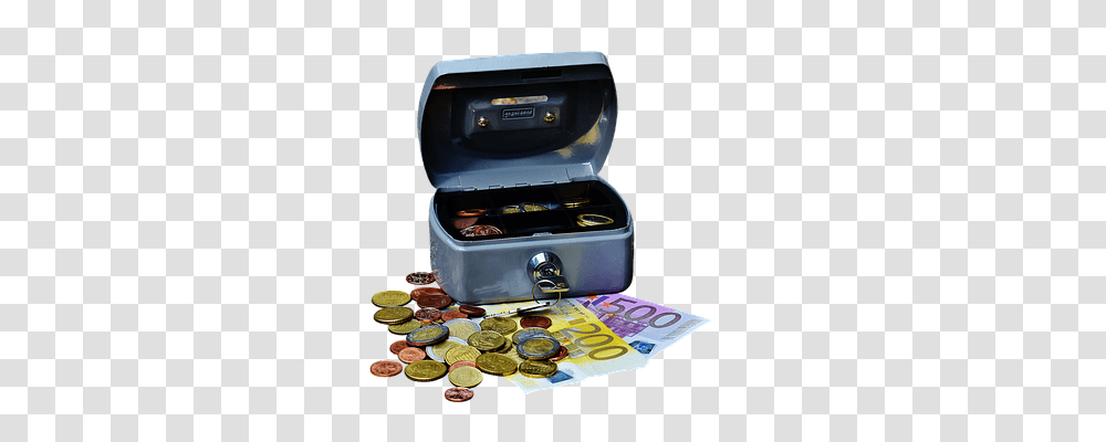 Cashbox Finance, Coin, Money, Treasure Transparent Png