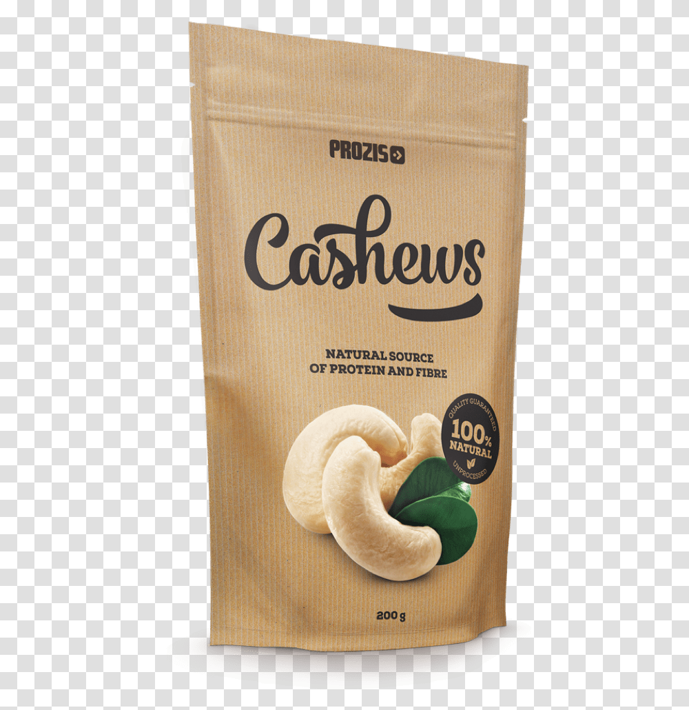 Cashew Nuts 200 G Prozis, Book, Food, Bread, Plant Transparent Png