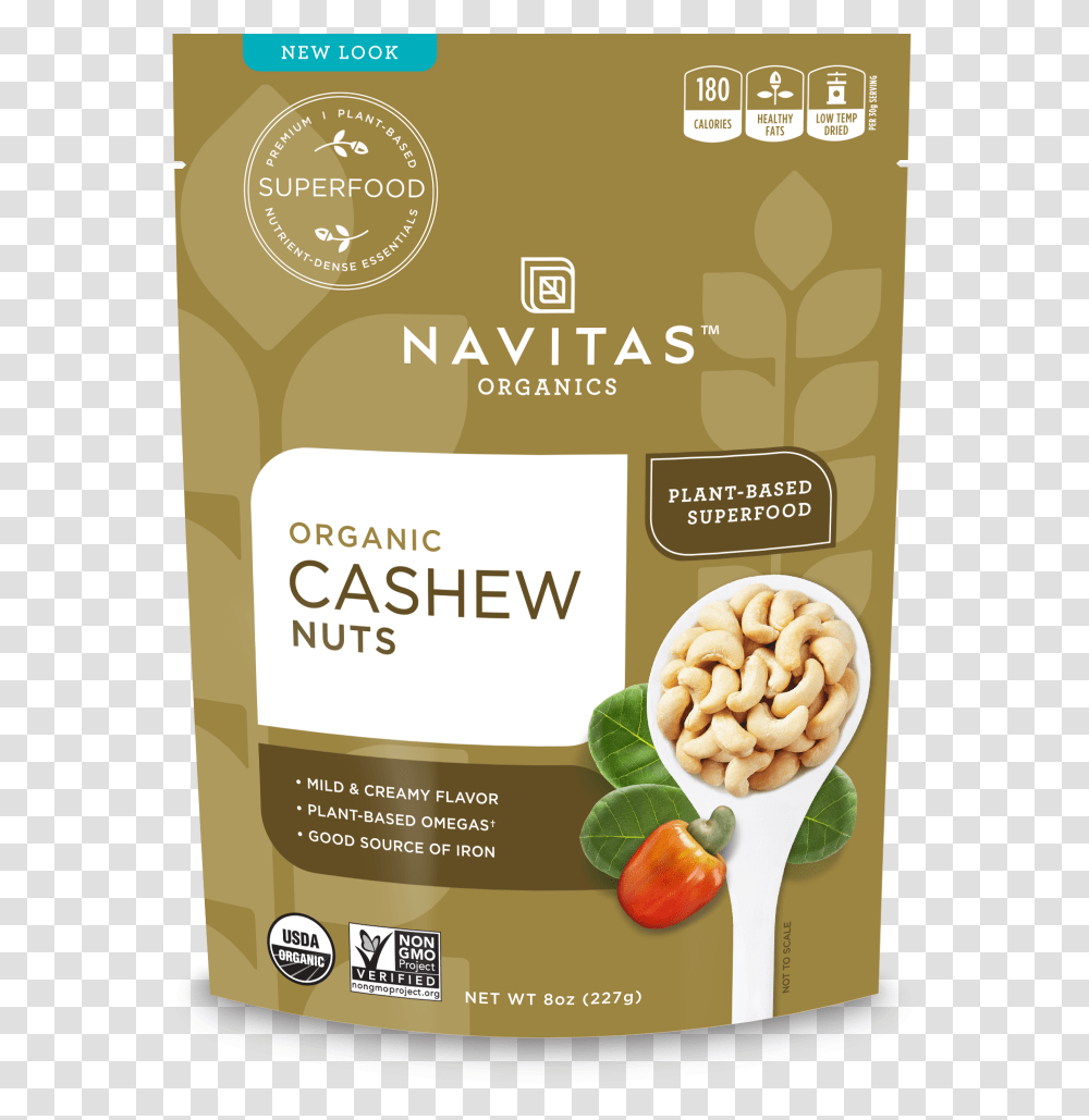Cashew Nuts 8 Oz Cacao Nibs, Plant, Food, Advertisement, Poster Transparent Png