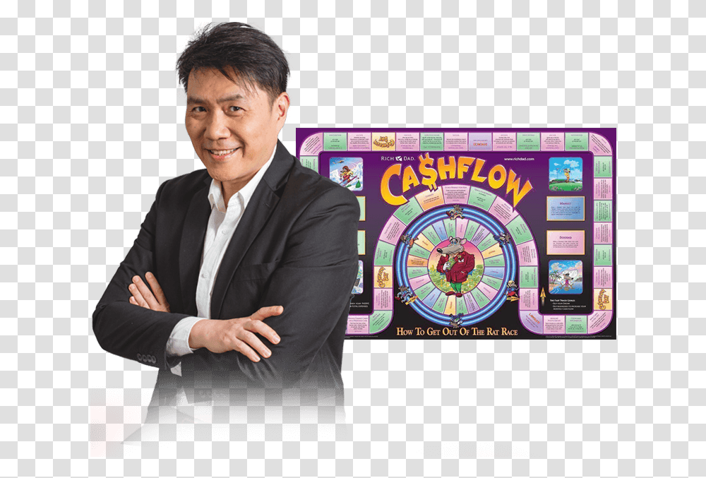 Cashflow Board Game, Person, Human, Suit, Overcoat Transparent Png