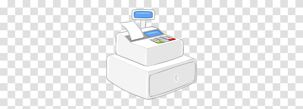Cashier Case Calculator Clip Art Free Vector, Machine, Label, Printer Transparent Png