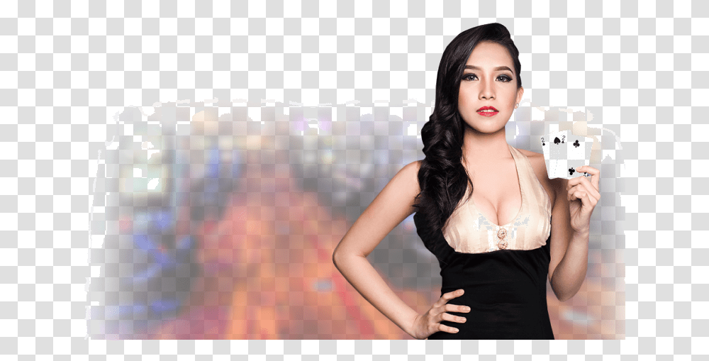 Casino Girl Hd Image Pngbg Casino Girl, Person, Female, Lingerie Transparent Png