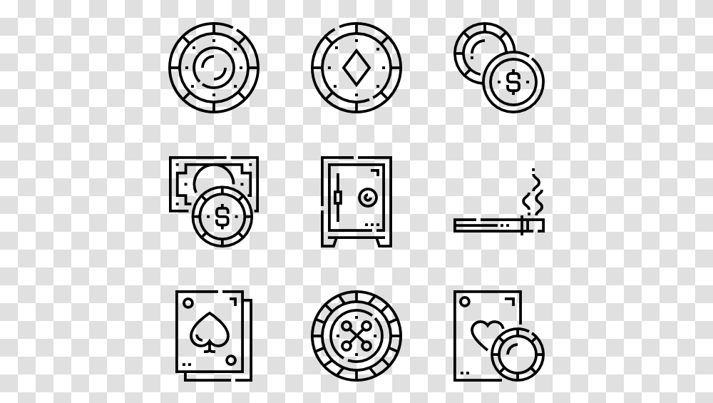 Casino Graphic Design Icon Vector, Gray, World Of Warcraft Transparent Png