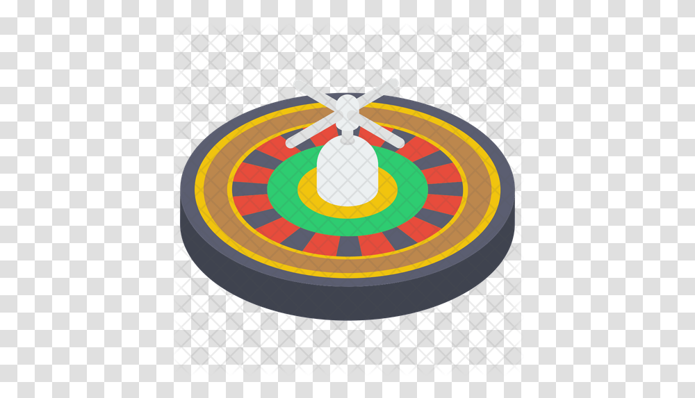 Casino Roulette Wheel Icon Of Isometric Birds Park, Art, Texture, Armor, Shooting Range Transparent Png