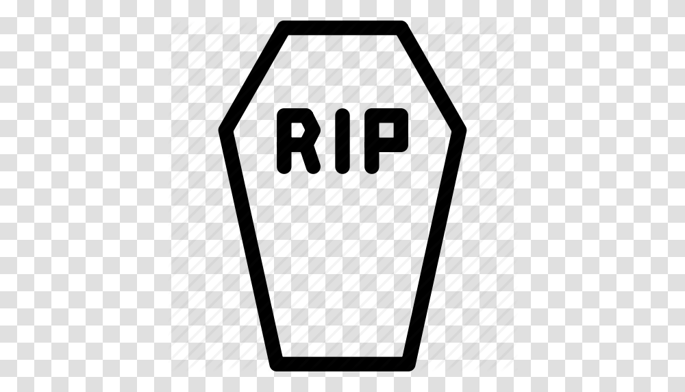 Casket Coffin Death Funeral Halloween Rip Icon, Number, Clock Transparent Png