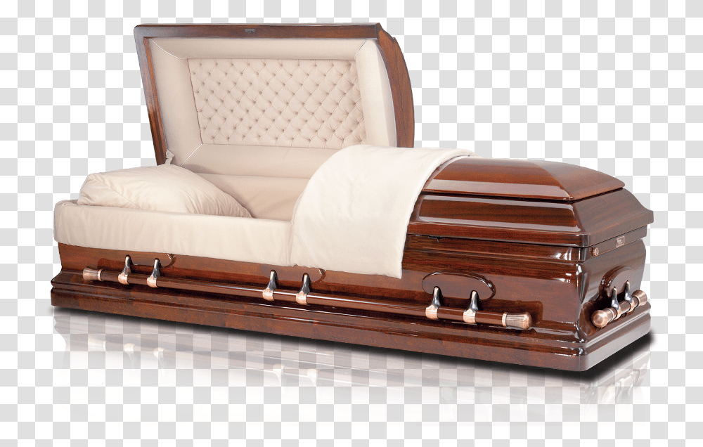 Casket Types Clipart Coffin Styles, Funeral, Furniture, Wood, Couch Transparent Png