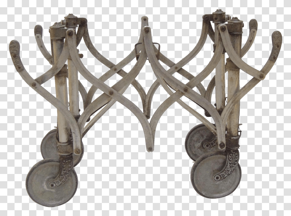 Casket Wheel Stand, Wood, Bronze, Glass, Cross Transparent Png