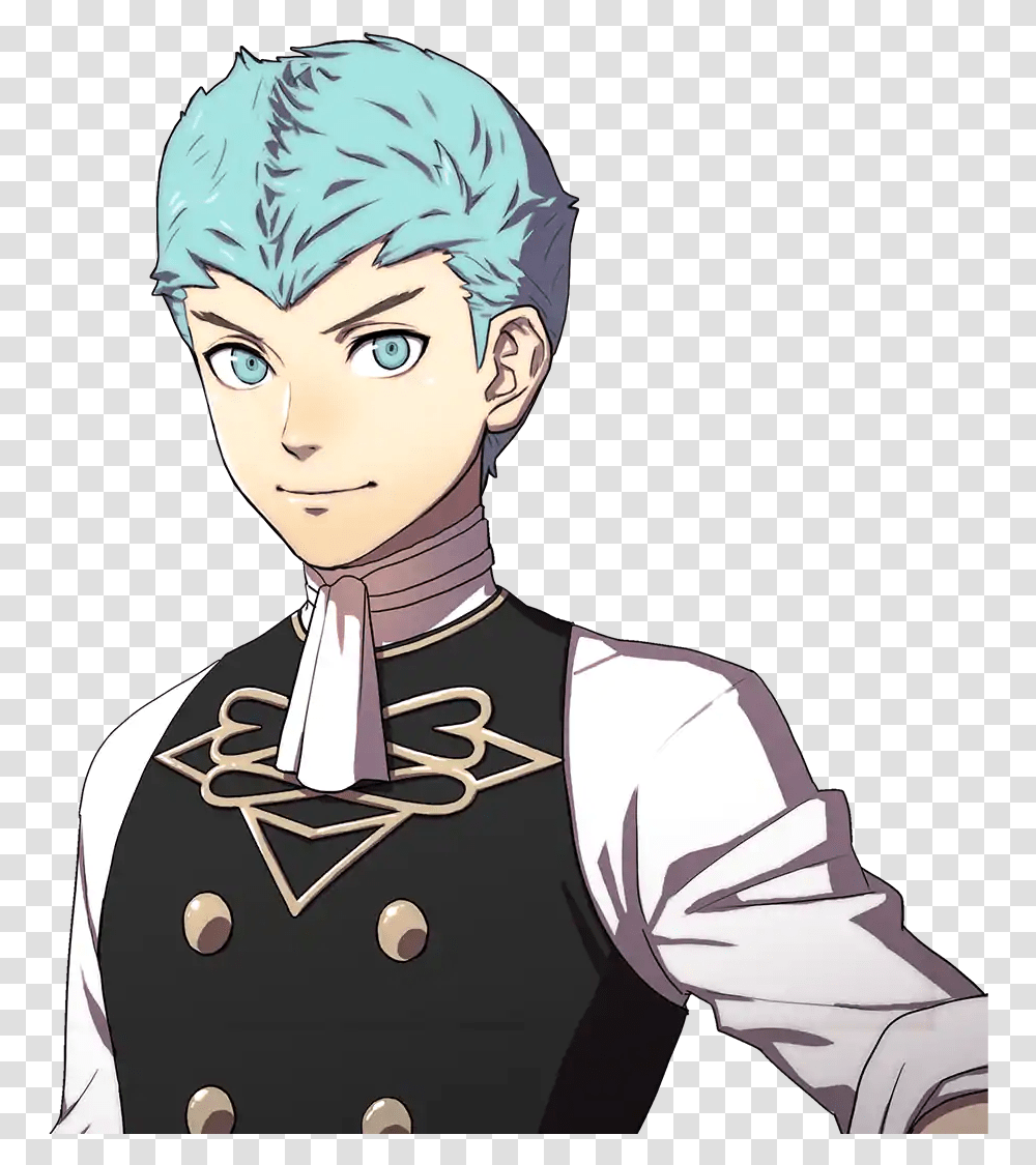 Caspar Fire Emblem Three Houses Character Portrait, Person, Human, Military Uniform, Officer Transparent Png