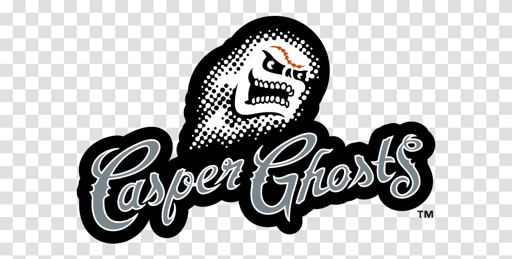 Casper Brandiose Casper Ghosts Baseball, Text, Alphabet, Label, Logo Transparent Png
