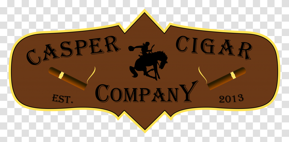 Casper Cigar Cowboy, Label, Horse, Paper Transparent Png
