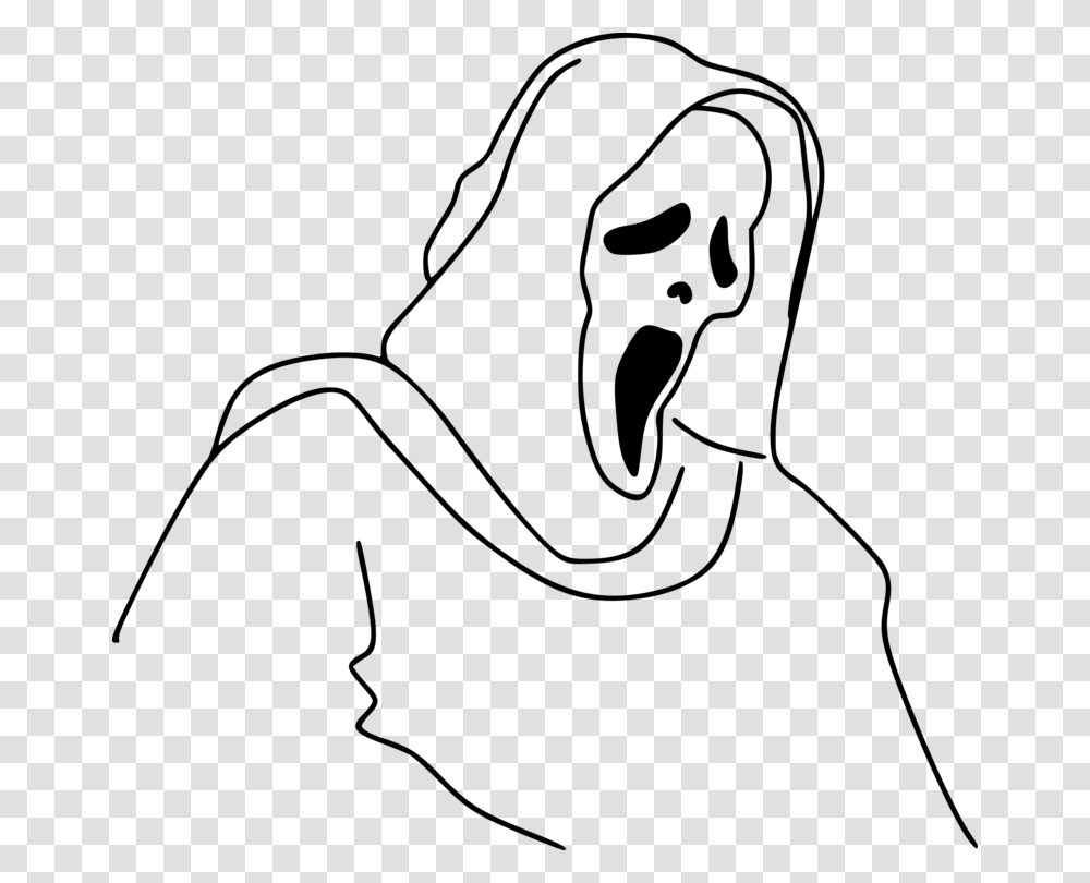 Casper Ghostface Drawing Halloween, Gray, World Of Warcraft Transparent Png