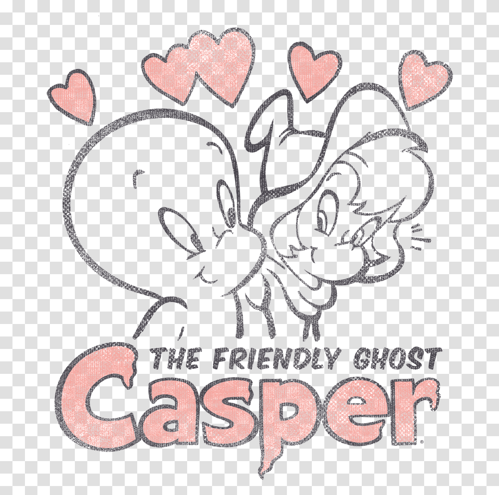 Casper The Friendly Ghost Love, Alphabet Transparent Png
