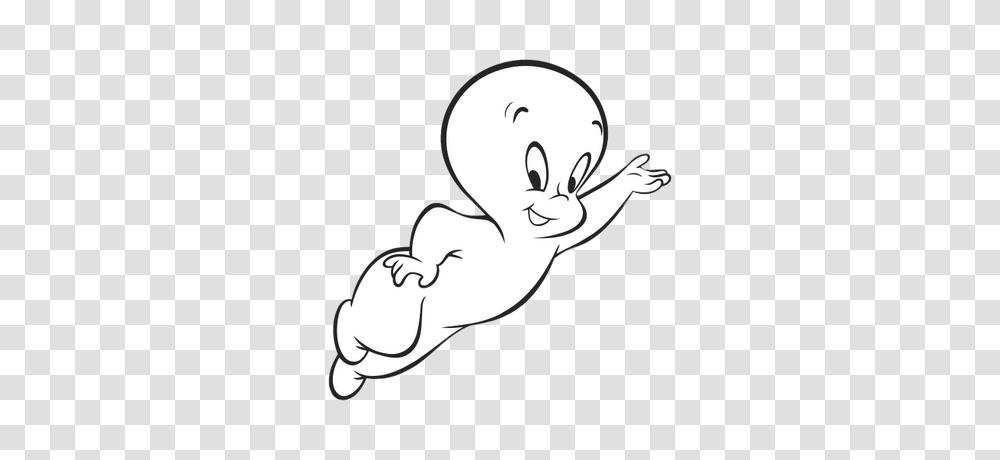 Casper The Friendly Ghost Western Animation Tv Tropes Casper The Friendly Ghost, Animal, Bird, Art, Waterfowl Transparent Png