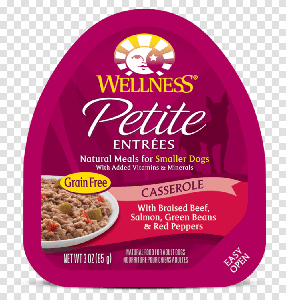 Casserole Beef Salmon Wellness Wet Dog Food, Breakfast, Label Transparent Png
