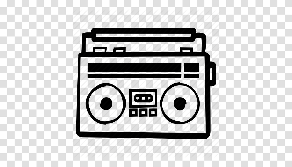Cassette Music Old Radio Recorder Icon, Electronics, Tape Player Transparent Png