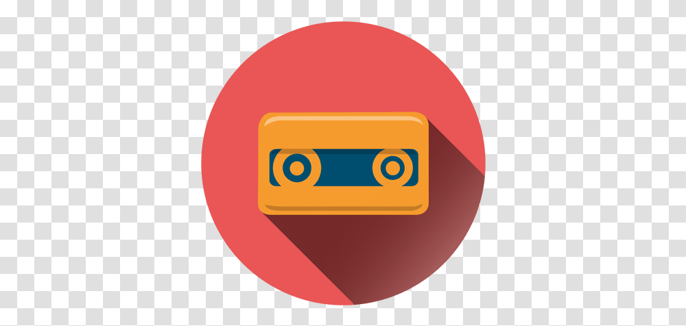 Cassette Tape Circle Icon & Svg Vector File Cassette Tape Icon, Label, Text, Electronics, Logo Transparent Png